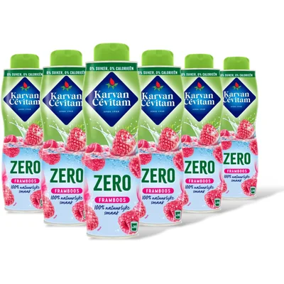 Karvan Cévitam Zero framboos siroop 6-pack