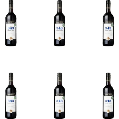 Hardys Bin 343 cabernet shiraz 6 flessen