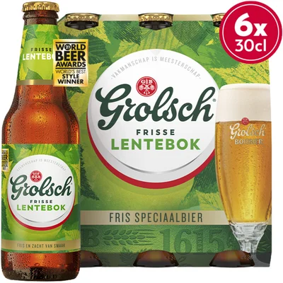 Grolsch Lentebok speciaalbier 6 pack