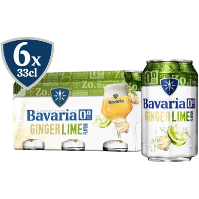 Bavaria 0.0% Fruity ginger lime 6-pack
