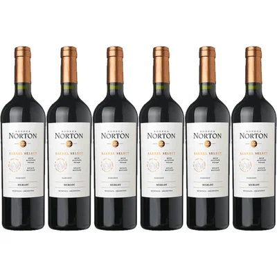 Norton Barrel select merlot 6 flessen