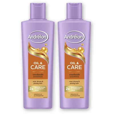 Andrélon Oil & care shampoo 2-pack