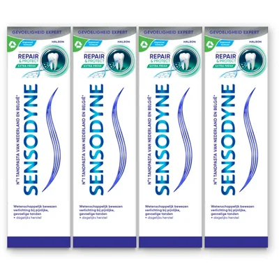 Sensodyne Repair & protect xtr fresh tandpasta 4pk