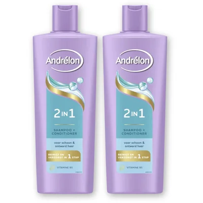 Andrélon 2in1 shampoo + conditioner 2-pack