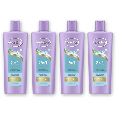 Andrélon 2in1 shampoo + conditioner 4-pack