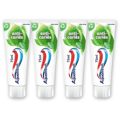 Aquafresh Anti-caris tandpasta 4-pack
