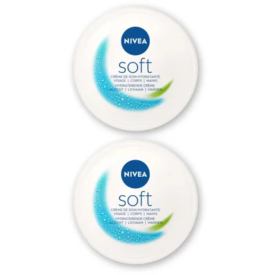 NIVEA Soft hydraterende creme 2-pack