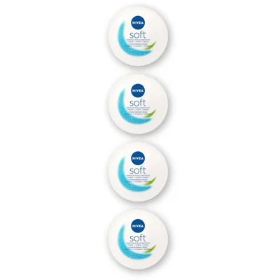 NIVEA Soft hydraterende creme 4-pack