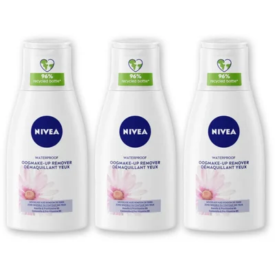 NIVEA Waterproof oogmake-up remover 3-pack