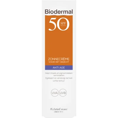 Biodermal Zonnecremé voor het gezicht spf50+