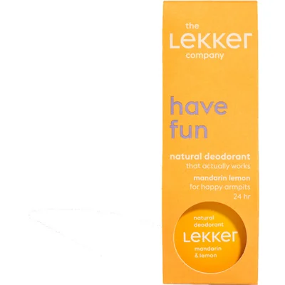 The Lekker Company Natural deodorant mandarin lemon