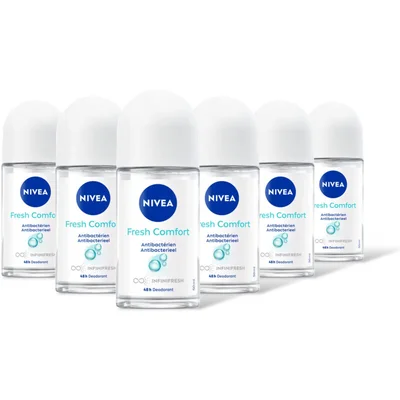 NIVEA Fresh comfort deodorant roller 6-pack