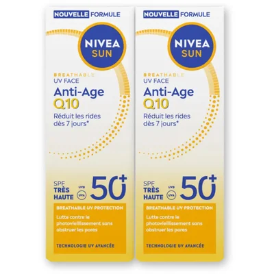 Nivea Sun Anti-age UV face spf50+ 2-pack