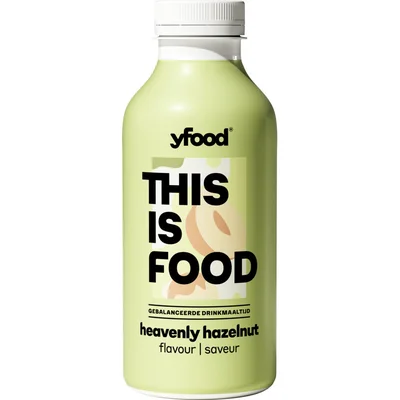 Yfood This is food drinkmaaltijd hazelnut