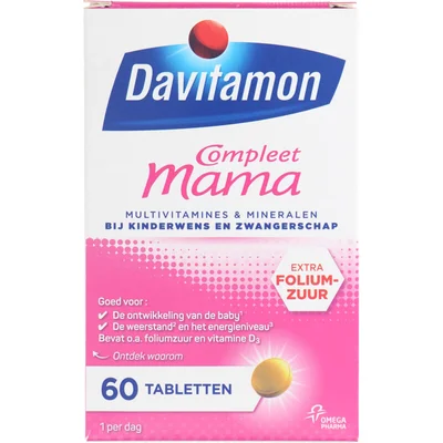 Davitamon Compleet zwanger multivitamine tabletten
