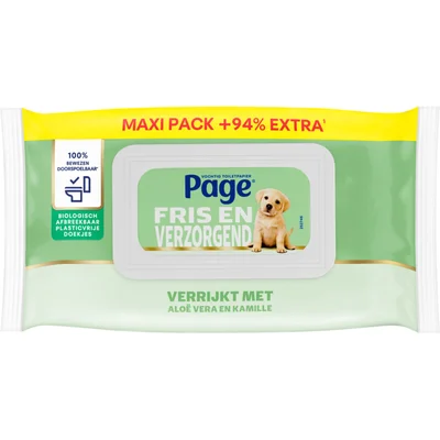 Page Aloë vera vochtig toiletpapier