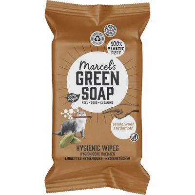 Marcel's Green Soap Hygienische doekjes sandalwood