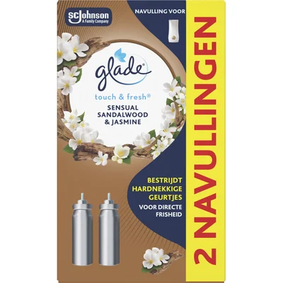 Glade Touch & fresh sandalwood navulling