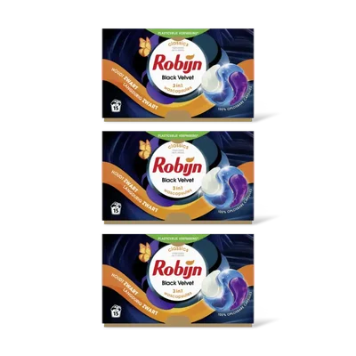 Robijn Wascapsules black velvet 3-pack