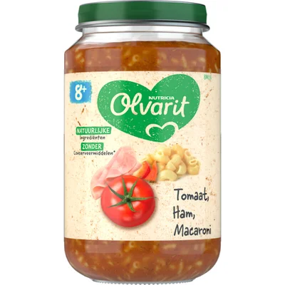Olvarit Tomaat ham macaroni 8m+