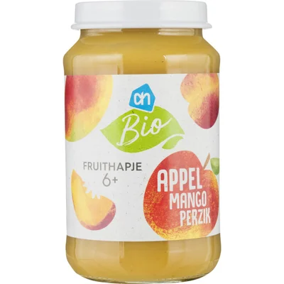 AH Biologisch Fruithapje appel mango perzik 6m+
