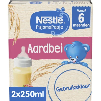 Nestlé Pyjamapapje aardbei 6m+