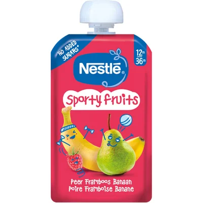 Nestlé Sporty fruits knijpfruit peer 12m+