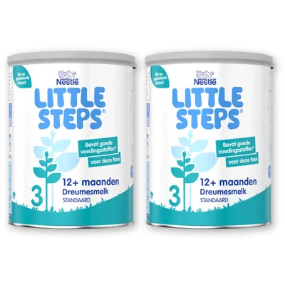 Nestlé Little Steps 3 dreumesmelk 12+ mnd 2pack