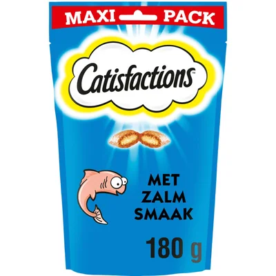 Catisfactions Kattensnack zalige zalmsmaak maxi pack