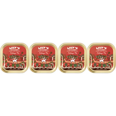 Lily's Kitchen Cottage pie met rund 4-pack