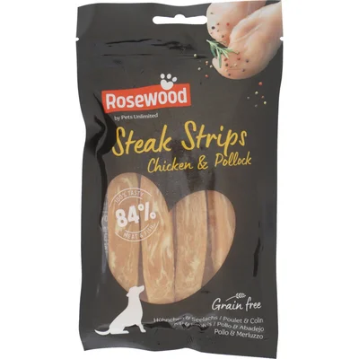 Rosewood Steak strips chicken & pollock