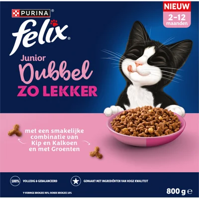 Felix Dubbel zo lekker junior kip,kalkoen&melk
