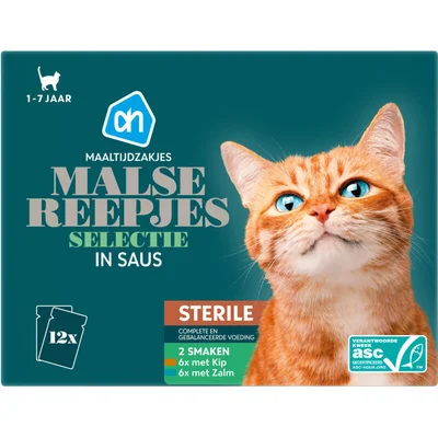 AH Maaltijdzak malse reepjes in saus steril