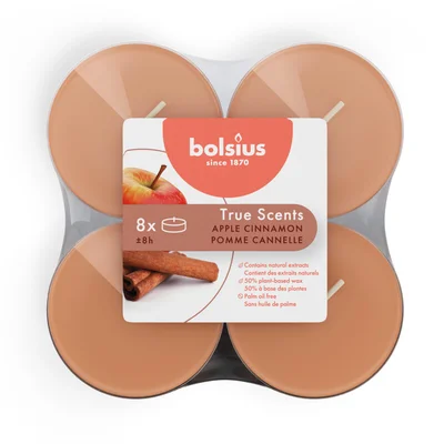 Bolsius Maxi geurtheelichten appel kaneel