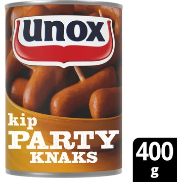 Unox Knakworsten Kip Party Knaks 400 g
