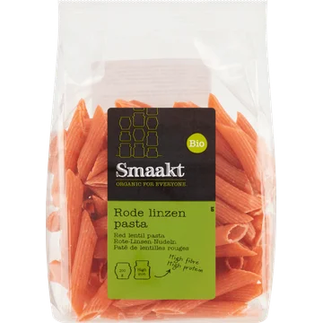 Smaakt Bio Rode Linzen Pasta 200 g