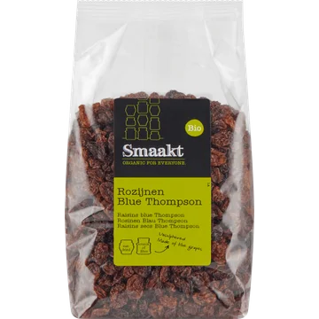 Smaakt Bio Rozijnen Blue Thompson 500 g