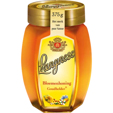 Langnese Bloemenhoning Goudhelder 375g