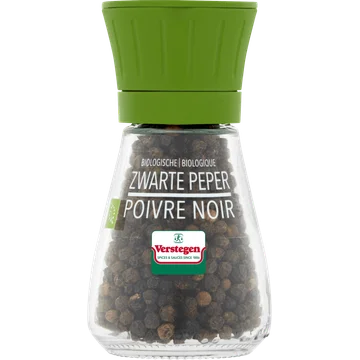 Verstegen Biologische Zwarte Peper met Molen 38 g