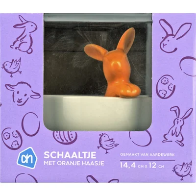 AH Schaaltje met oranje haasje