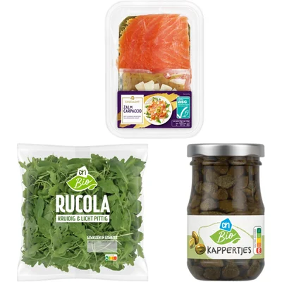 AH Excellent Zalmcarpaccio pakket