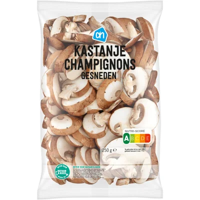 AH Kastanjechampignons gesneden