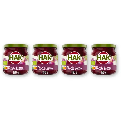 Hak Rode bieten 4-pack