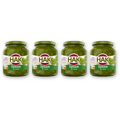 Hak Spinazie met room 4-pack