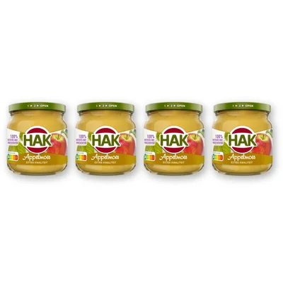 Hak Appelmoes extra kwaliteit 4-pack