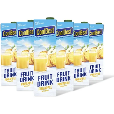 CoolBest Fruit drink pineapple 6-pack