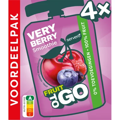 Servero Fruit to go very berry voordeelpak