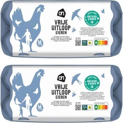 AH Vrije uitloop eieren M 2-pack