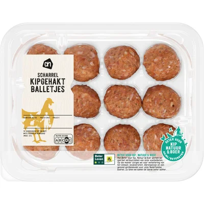 AH Scharrel kipgehaktballetjes