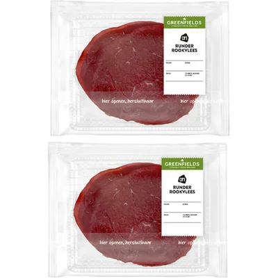 AH Greenfields Runderrookvlees 2-pack